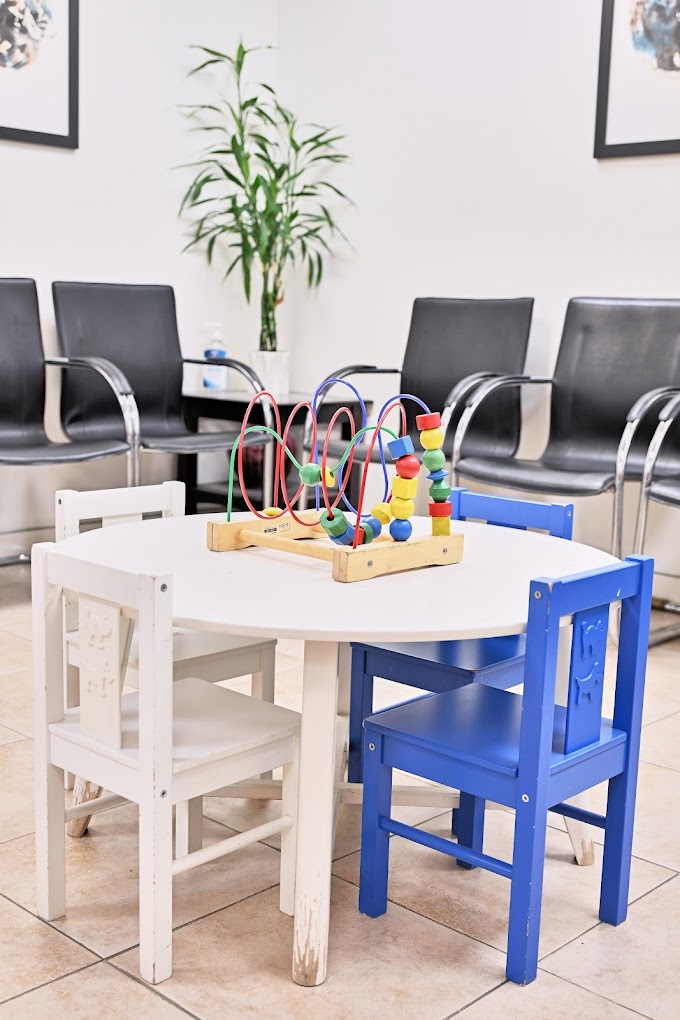 Children's play area in waiting room