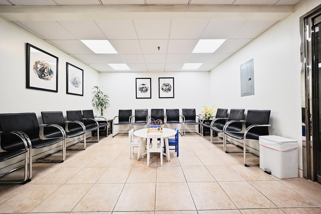 Bright Dental waiting room — Flushing, NY